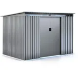 METALL-GARTENHAUS texas Grau