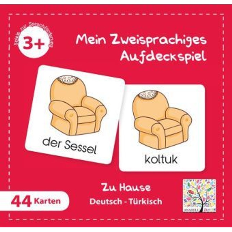 Mein Zweisprachiges Aufdeckspiel - Mein Zweisprachiges Aufdeckspiel  Zu Hause  Türkisch (Kinderspiel)