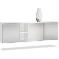 Vladon Sideboard, Greige, 182x53x35 cm, Wohnzimmer, Kommoden & Sideboards,