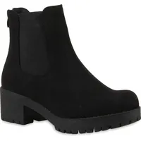 VAN HILL Damen Chelsea Boots in Schwarz 41