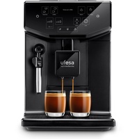 Ufesa Supreme Barista Vollautomatische Kaffeemaschine mit 20 Bar Druck, Touchpanel, integrierter Mahlwerk, patentierte Technologie, einstellbare Kaffeestärke, 1550W, hergestellt in Spanie