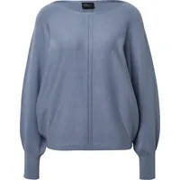 s.Oliver Feinstrickpullover mit Fledermausärmeln Blau M