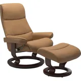 Stressless Stressless® Fußhocker »View«, mit Classic Base,Gestell Braun, braun