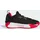 adidas Initiation Low-Top Basketballschuhe JS0464 - core black/cloud white/pure ruby 47 1/3