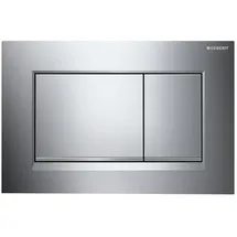Geberit Sigma30 Betätigungsplatte für 2-Mengen-Spülung hochglanz-verchromt/mattverchromt 115.883.KH.1