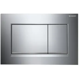 Geberit Sigma30 Betätigungsplatte für 2-Mengen-Spülung hochglanz-verchromt/mattverchromt 115.883.KH.1