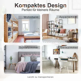 Homcom Elektrokamin 600/1200 W schwarz