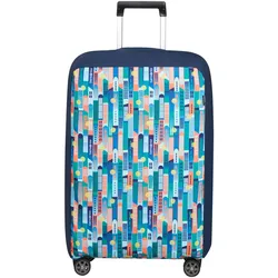 Samsonite Ta Revolution Foldable Kofferschutzhülle M - Regenhülle (city print)