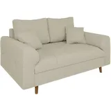 s-style möbel 2-Sitzer-Sofa, Beige,