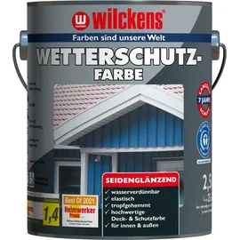 Wilckens Wetterschutzfarbe 2,5 l, RAL 6005 Moosgrün