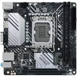 ASUS Mainboard "PRIME H610I-PLUS D4-CSM", schwarz (schwarz, weiß), B:17,02cm T:17,02cm, Mainboards