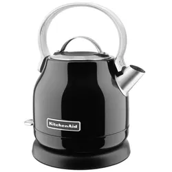 KitchenAid Wasserkocher klassisch in schwarz mit 1,25Liter Kapazität 5KEK1222BOB