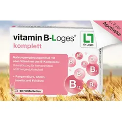 Vitamin B Loges Komplett Filmtabletten 60 Stück