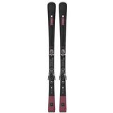 SALOMON Damen All-Mountain Ski E S/MAX N°10 + M11, Black/Cordovan Metallic/Silver Meta, 155