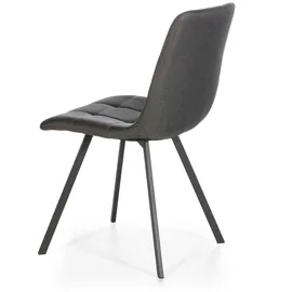 VS Venta-stock Esszimmerstuhl Mila Stoff dunkelgrau 2er Set