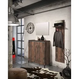 freiraum Wandspiegel >Genio industrial< in Eiche - 80x65x2 (BxHxT)