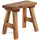DESIGN DELIGHTS Hocker Rustico Holz 50 x 52 x 24 cm Mahagoni