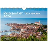 Seelenzauber Reisezauber Slowenien DIN A4 Kalender für 2026 Urlaub Reise Stadt und Land - Seelenzauber
