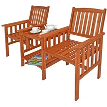 CASARIA Gartenbank 164 x 63 x 91 cm Natur