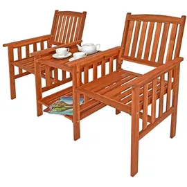 CASARIA Gartenbank 164 x 63 x 91 cm Natur