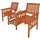 CASARIA Gartenbank 164 x 63 x 91 cm Natur