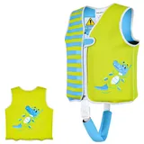 Kinder Mädchen Junge Schwimmlernweste, Schwimmhilfe Schwimmen Jacket für Kleinkinder mit Einstellbare Sicherheits Straps Alter 1-6 (SGC, 3-6)