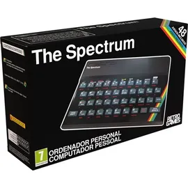 Retro Games The Spectrum Retro-Konsole 48 GB Schwarz + 2 USB Gamepads