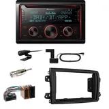 Pioneer FH-S820DAB USB Digitalradio DAB+ CD Einbauset für Fiat Ducato ab 2022