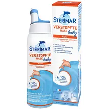 Stérimar Meerwasser Nasenspray, 100% natürliches Meerwasser, 2 in 1 Spray und Spülung, für Babys und Kinder ab 3 Monaten, 50 ml, 150 Sprühstöße