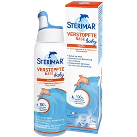 Stérimar Meerwasser Nasenspray, 100% natürliches Meerwasser, 2 in 1 Spray und Spülung, für Babys und Kinder ab 3 Monaten, 50 ml, 150 Sprühstöße