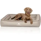 Knuffelwuff Hundebett Montego XXL 120 x 100 cm grau