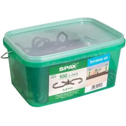 SPAX 100er-Pack Terrassen-Abstandshalter »AIR« 4,5 mm