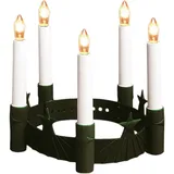 Best Season Santa Lucia Krone, 5 Kerzen, batteriebetrieben,