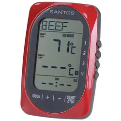 CHEFGASTRO BBQ Smart BBQ Thermometer | Steuerung per App | 4 Temperaturfühler | Bluetooth