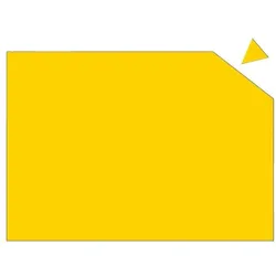 Franken Magnetplatten »MP841« 200x295 mm gelb, 29.5x20 cm