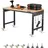 Vevor Werkbank 1220x610x711-1003mm, 907 Tragkraft, Werkbank mit Steckdose, Rädern und Stecktafel, robuster Arbeitstisch mit Eichenholzplatte für Garage, Werkstatt, Büro und Zuhause