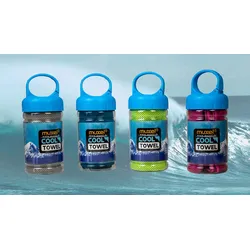 Muxel 4 x Ice Tuch,  Cool Down Towel Eis-Kühltuch bei Sport und Fitness Sporthandtuch