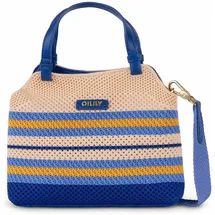 Oilily Knitties Henkel-Wickeltasche Blau