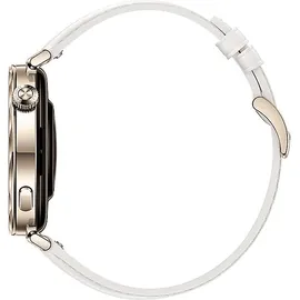 Huawei Watch GT 5 41 mm Gold Lederarmband Weiß