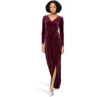 Vera Mont Abendkleid Langarm Rot 42