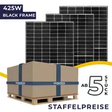 JA Solar Deep Blue 3.0 425 W Halbzellen-Modul Black Frame JAM54S31-425/LR