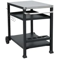 TAINO Grillwagen klein 12 kg Stahl Schwarz
