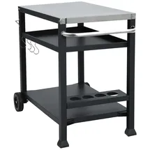 TAINO Grillwagen klein 12 kg Stahl Schwarz