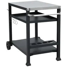 TAINO Grillwagen klein 12 kg Stahl Schwarz
