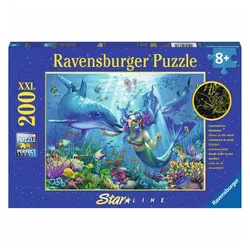 Ravensburger Puzzle Leuchtendes Unterwasserparadies, Star Line, 200 Puzzleteile bunt