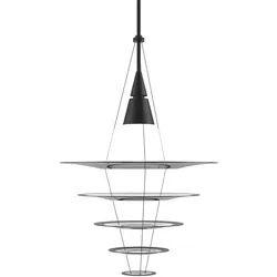 Louis Poulsen Enigma 545 Pendelleuchte, black