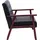 vidaXL Sofa 2-Sitzer Schwarz Kunstleder