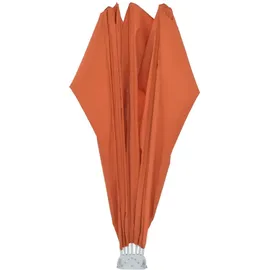 vidaXL Seitenmarkise 160 x 0 cm Terracotta-Rot Polyester