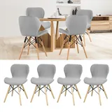 Fililogor Stuhlhussen Elastisch Stuhlhussen für Barhocker, Grau Stuhlhussen 4er Set, Polyesterfaser Barhocker Bezug mit Lehne für Esszimmer, Küche, Outdoor (Hellgrau, 4er Set)