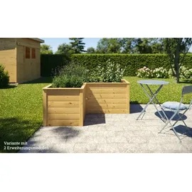 Weka Hochbeet Modular 69 x 67 x 69 cm Beige